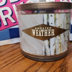 Bath & Body Works Sweater Weather 3-Wick Candle